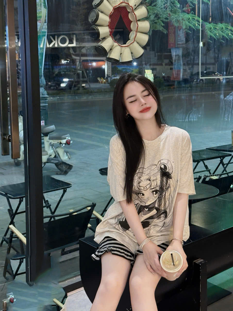 Sét Bộ Đồ Nữ In Hình Cô Gía Siêu Xinh Sắc Nét Form Rộng Chất Cotton Dễ Mặc Kiểu Dáng Trẻ Trung, Sét Bộ Nữ Mùa Hè